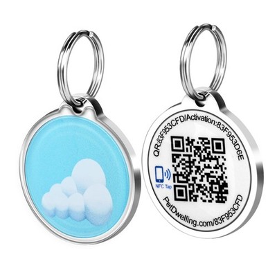 Pet Dwelling 3D NFC-QR Code Pet ID Tag Dog Cat Instant Alert GPS Map