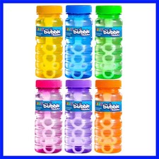 Bubble Bottles 6 PCS 4oz Solution, Bubbles for Toddlers, Blow Bubbles Solutio...