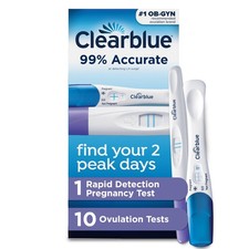 Clearblue Ovulation Complete Starter Kit 10 Ovulation Tests and 1 Pregnancy Test