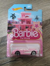 Hot Wheels 1956 Corvette Pink Barbie Movie Car 2023