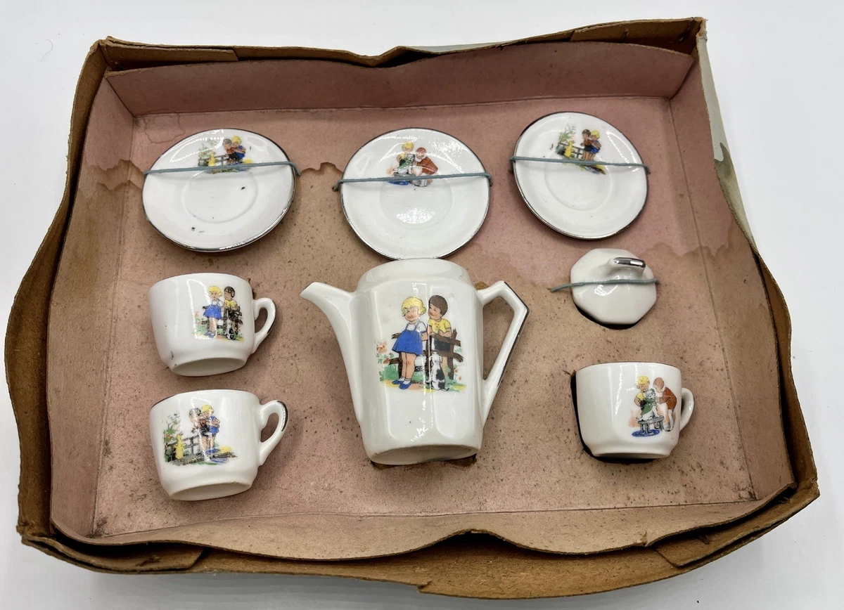 SERVICE À Thé en Porcelaine pour Petites Filles Dînette pour Enfants