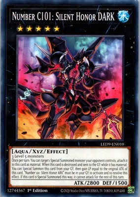 Number C101: Silent Honor DARK 1st Edition Common LED9-EN010 NM