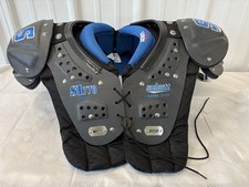 Schutt SI770 34-36" Youth Sz X-Large 15-16 Football Shoulder Pads Black Blue