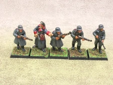 48mm Weird War 2 GERMAN STORMTROOPERS x5 Graven Images Monolith Designs 32887