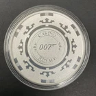 007 Casino Royale Poker Chip .999 Silver 1 oz Round 2023 Tuvalu $1 Silver Coin
