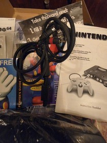 🔥Nintendo 64 N64 Launch System Console CIB Near Mint Cond W/ Expansion Pack