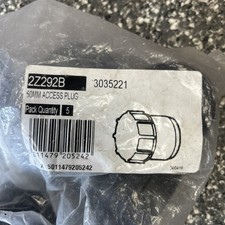 5 X Osma 2Z292B 50mm Solvent Weld Access Plug - Black
