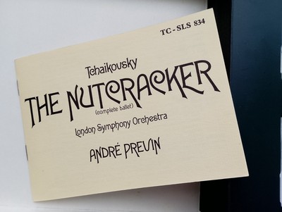 TCHAIKOVSKY The Nutcracker (Complete) Andre Previn LSO 2 x Cassette Box Set 1972