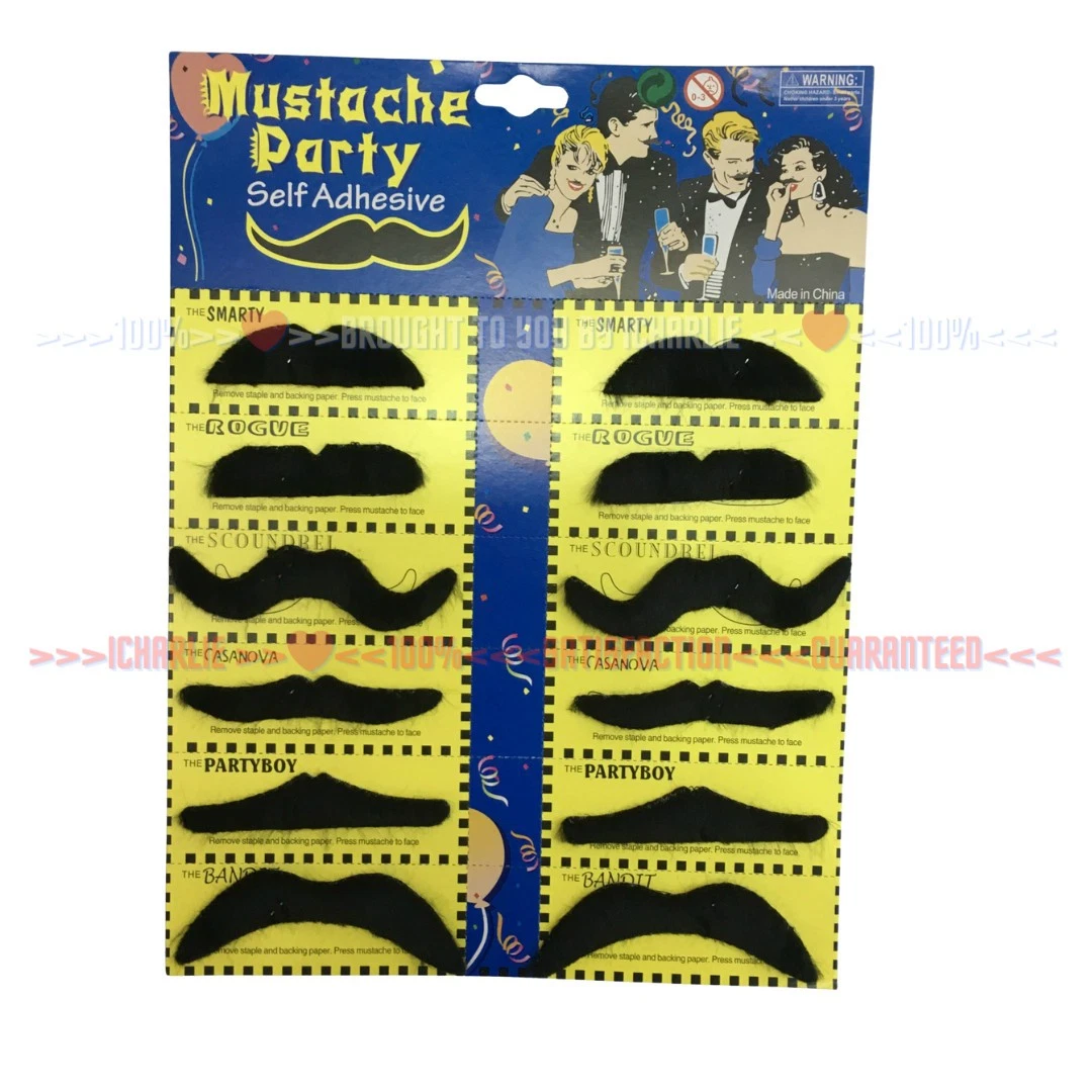 Bigote De Bandido Mexicano Autoadhesivo Smiffys – Accesorio De Disfraz Único, Talla Única, Ideal Para Fiestas, Carnaval Y Halloween, Calidad Y Tradición