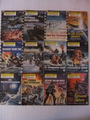 Soldatengeschichten und Fliegergeschichten, 12 alte Hefte, guter Zustand