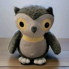 Kohl's Cares Aesops Fables Gray Owl Plush Stuffed Animal Toy 9"