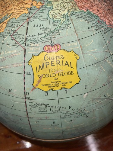 Cram’s Imperial Globe, 12” Diameter - Picture 18 of 19