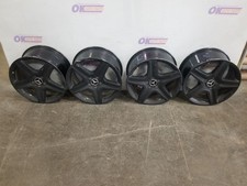 17 2017 MERCEDES GLE43 AMG 166 TYPE 20X9 WHEEL RIM SET PAINTED BLACK 