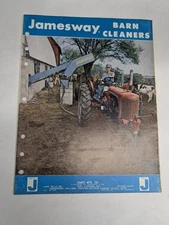 JAMESWAY BARN CLEANERS SALES LITERATURE BROCHURE CATALOG INFORMATION