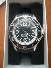 Helene Fischer Damen Armbanduhr Collection Quarz Silikon schwarz/silber Box