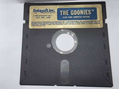 The Goonies 1985 Datasoft Floppy Disk Commodore 64 Collectors Item