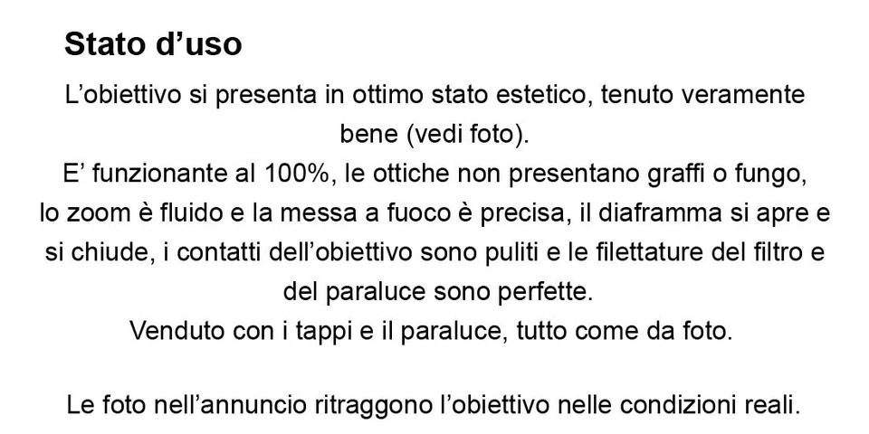 Nikkor AF 30-110 mm VR Nikon 1 J1 J2 J3 J4 5 V1 S1 obiettivo funzionante testato - Imagen 2 de 4