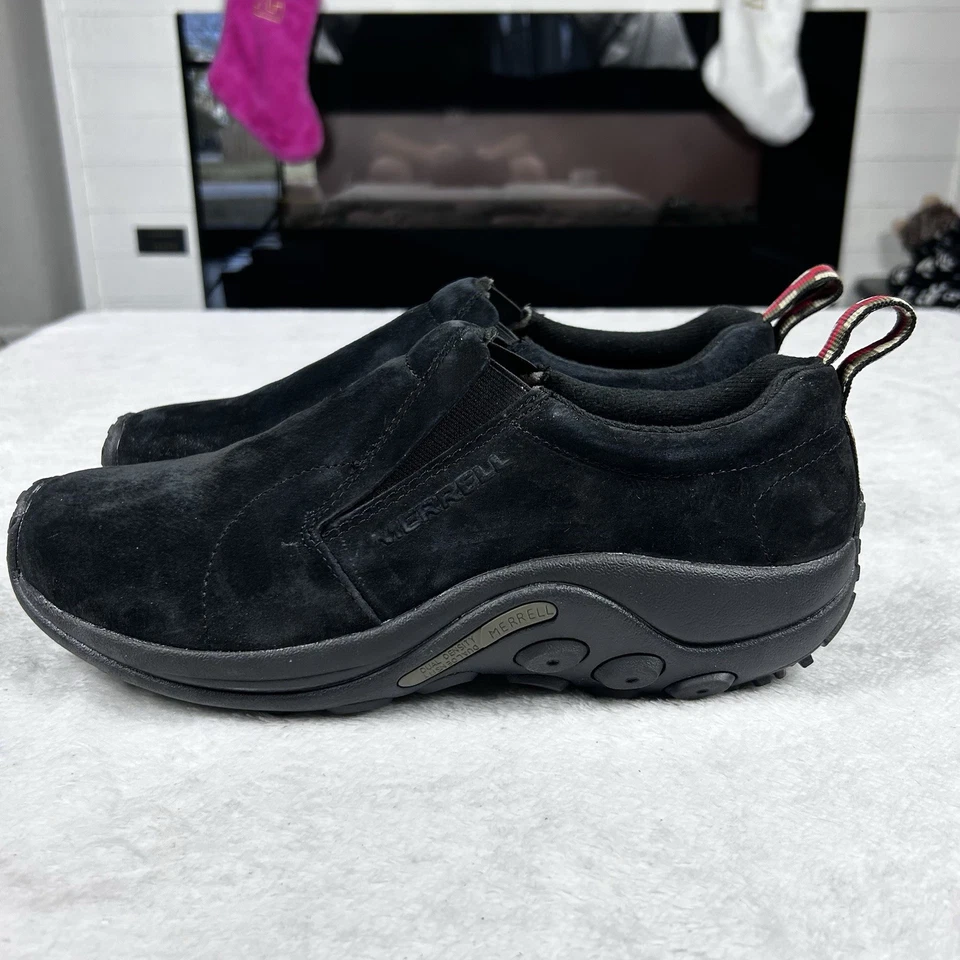 Zapatos Merrell Jungle Moc para hombre talla 11 negro medianoche gamuza causal sin cordones nuevos Foto 3 de 4
