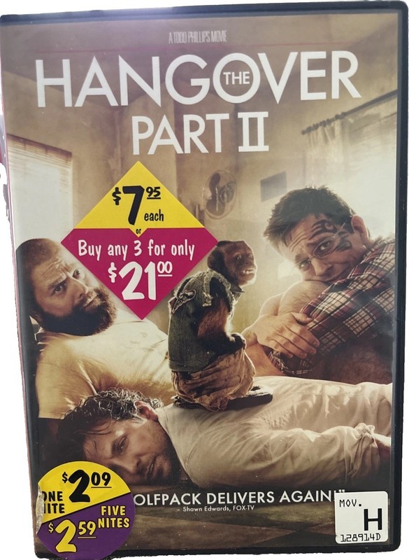 The Hangover Part II (DVD, 2011)