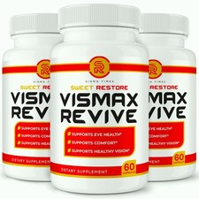 Vismax Revive, Advanced Eye Supplement for Clear and Healthy Eyes - 3 Pack