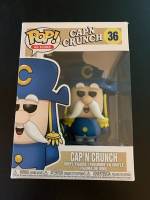 Funko Pop! Cap'n Crunch #36 Cereal Ad Icons Vinyl Figure Toy Merch (2018) NEW