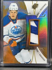 Jesse Puljujarvi - 2016-17 Upper Deck SPx Rookies Orange Patch /15 R-JP