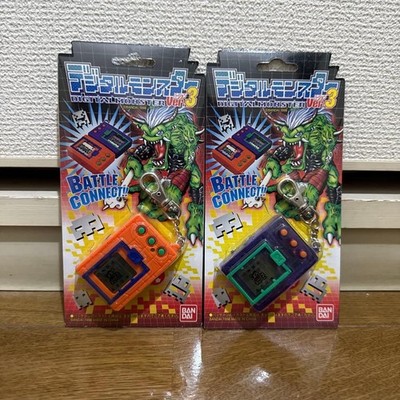 Digital Monster Digimon Ver.3 Rare Retro Orange Purple New Bandai Japan