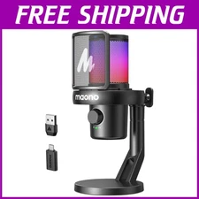 Professional USB Condenser Mic with Noise Cancellation