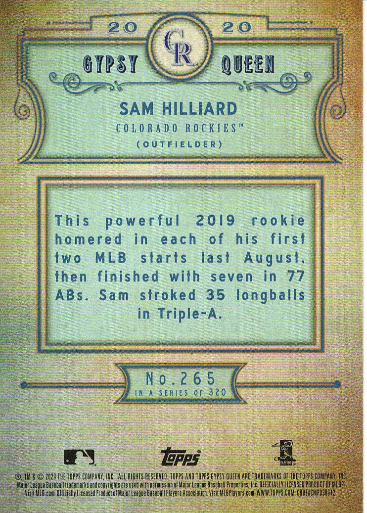 2020 Topps Gypsy Queen Baseball Base Set (YOU PICK) - Picture 124 of 142