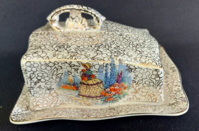 J. Fryer and Sons Meritas Ware Reifrock Lady Käseschale