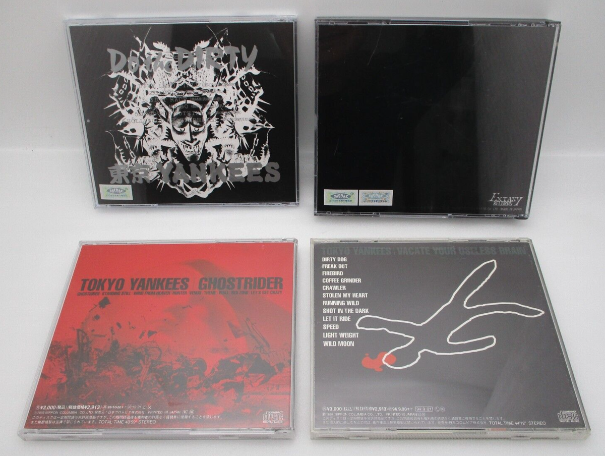 hide テヤンドール CD DVD TOKYO YANKEES CD DO THE DIRTY, OVERDOING, GHOSTRIDER