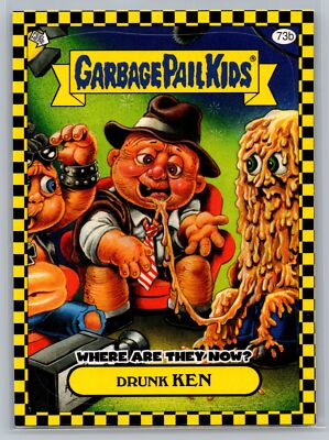 2010 Topps Garbage Pail Kids Flashback Series 1 #73b Drunk Ken