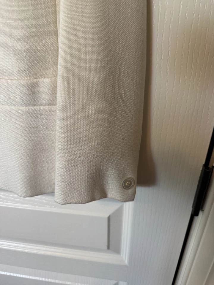 Blazer de Colección JH Coleccionables Talla 12 LEER Chaqueta Forrada de Lino Blanco Marfil Elegante Foto 3 de 4