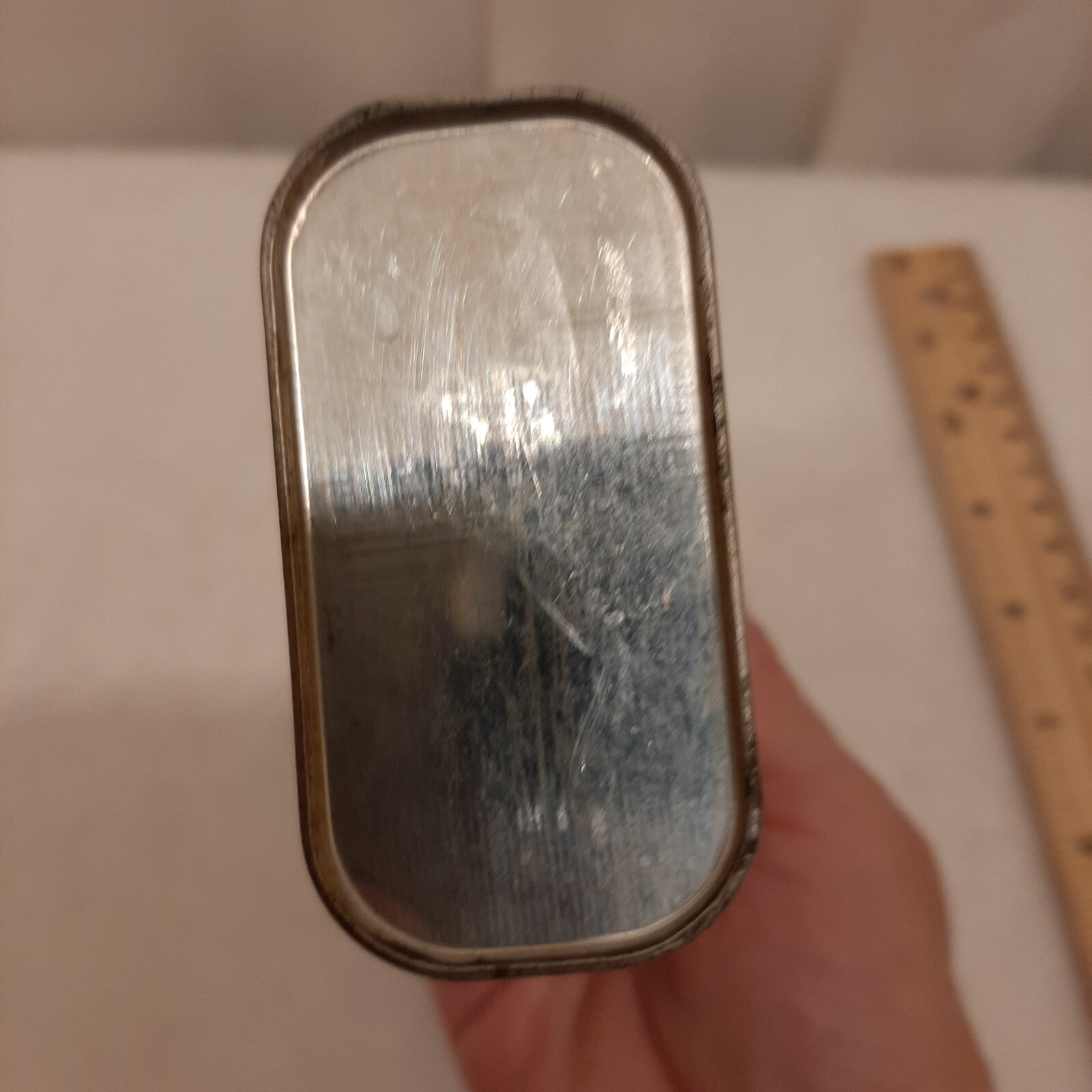 Master Prime Neatsfoot Compound Oil Tin Can With Product Petronio Shoe VTG Prop