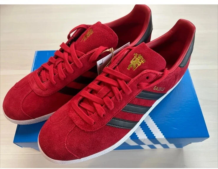 Nuevas Tenis Adidas Gazelle Manchester Edición Unida Fútbol Hombres Zapatos Talla 9” Foto 2 de 4