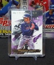 2021 Topps Inception Baseball Base Card Francisco Lindor Card Number #46