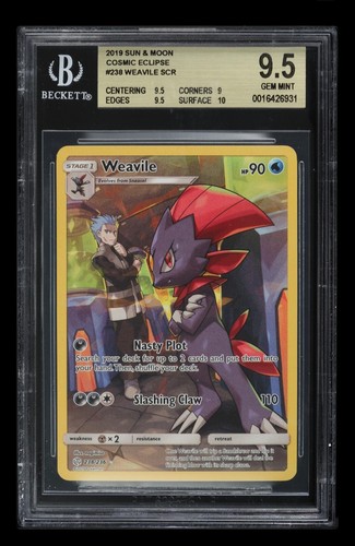 Weavile graded BGS 9.5 for sale on eBay