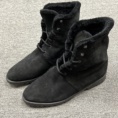Bottega Veneta Shoes Womens 39 Black Suede Booties