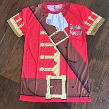 Captain Morgan Rum Shirt Sz Small- New! Dress Like The Captain!