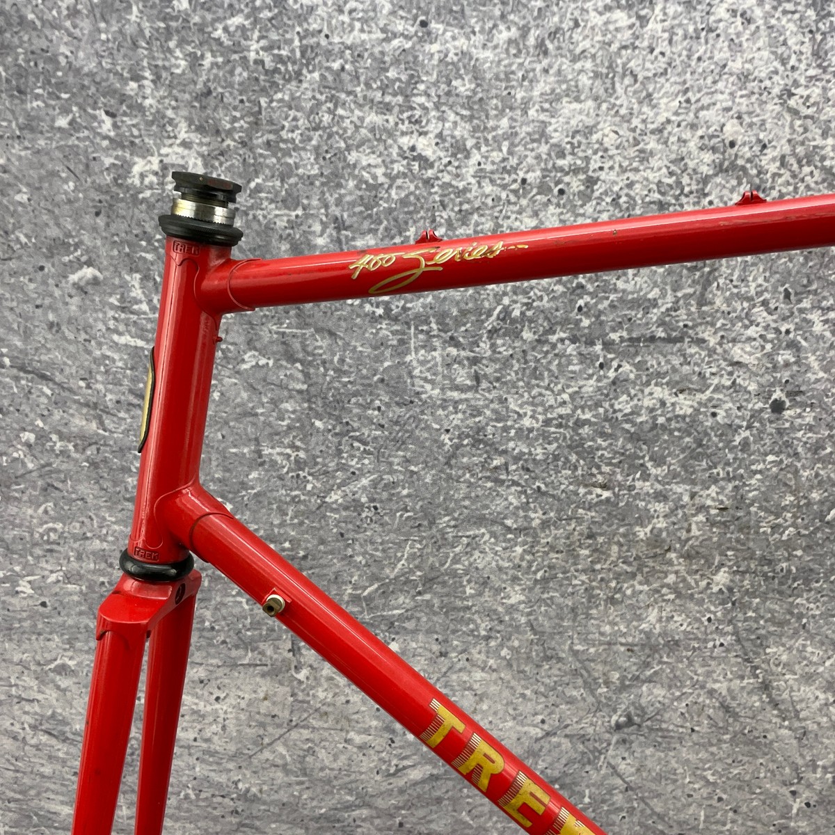 赤い三輪車 金属フレーム Vintage Trek 400 Frame Set 61 cm Large CrMO 700c USA Lugged Steel