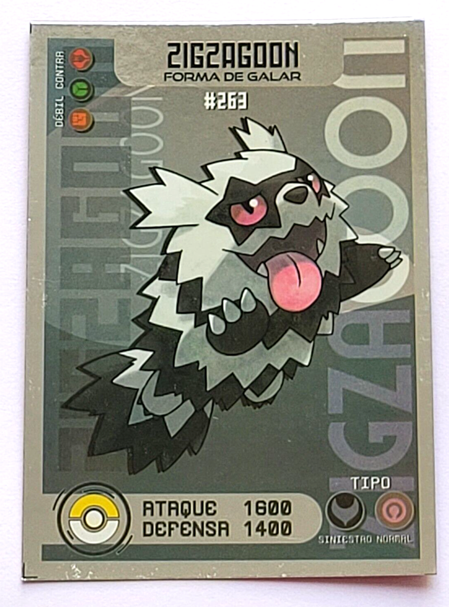 CARD POKEMON EJ VOL. V #121 ZIGZAGOON 2020 Galar PERU South