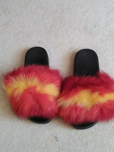 yellow fluffy slides