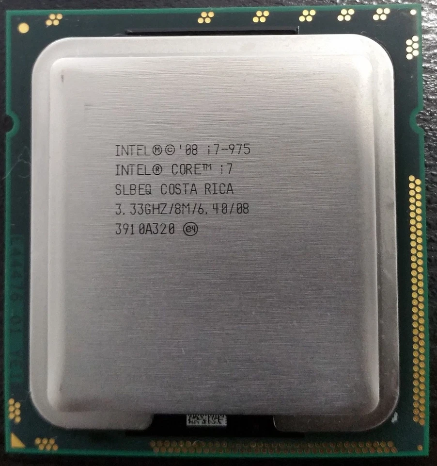 i7-975 Intel Core i7 Extreme Edition 975 3.33 GHz SLBEQ LGA 1366 CPU Processor - Image 2 of 3