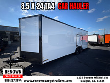 New 8.5x24ta4 Cargo Trailer Car Hauler 76 Interior 6k Axles Mag Wheels New 8.5x24ta4 Cargo Trailer Car Hauler 76 Interior 6k Axles Mag Wheels