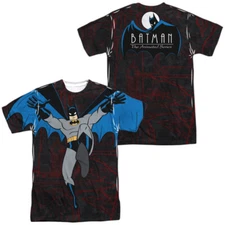 Batman The Animated Series Cave Leap Unisex Adult Costume T Shirt, S-3XL