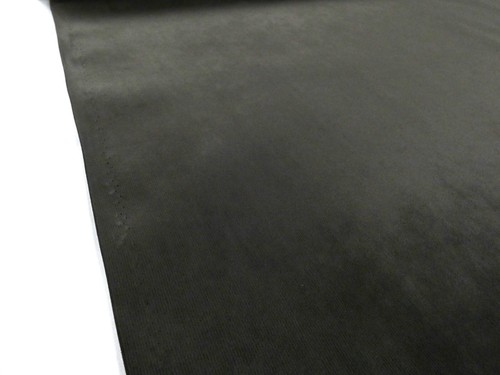 8 metres of DARK GREY Velvet Upholstery Fabric - Richmond Raven - Picture 3 of 8