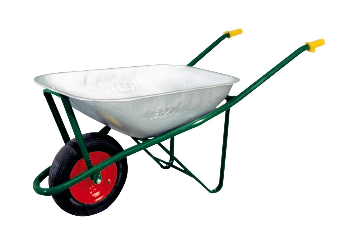 Carriola Pieghevole Relaxdays - 46 Litri, Ruota Gomma Piena, Nero