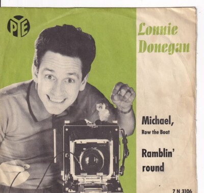 7'' Single - Lonnie Donegan - Michael, row the boat