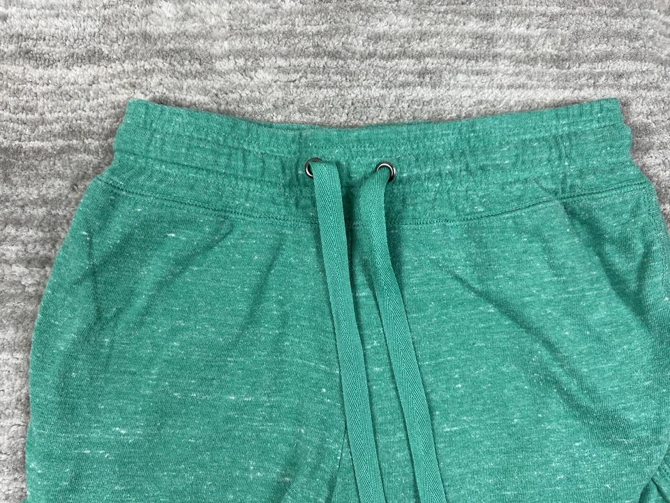 Pantalones cortos Athletic Works para mujer pequeños 4-6 verde con cordón Foto 2 de 4