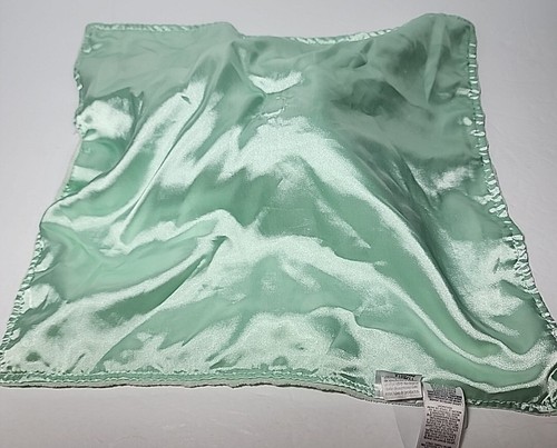 Child of Mine Carters Elephant Lovey Little Star Mint Green Blanket Rattle Satin - Picture 11 of 15
